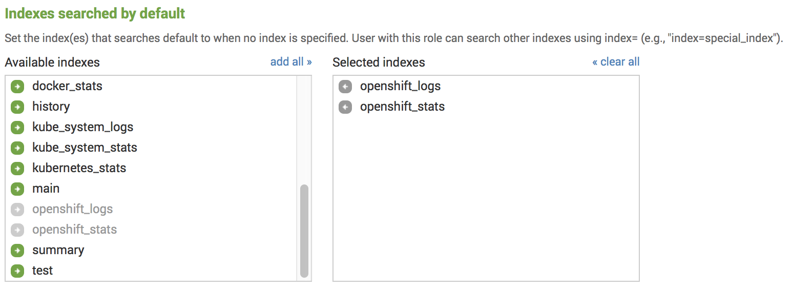 Splunk - Indexes searched by default